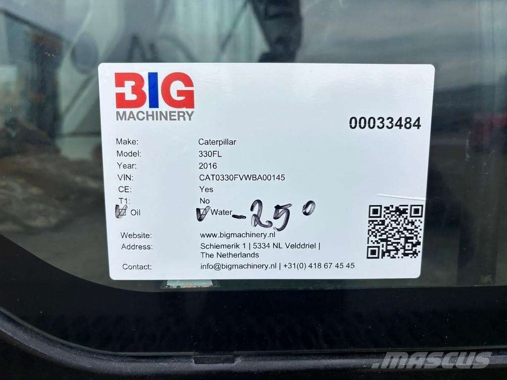CAT 330FL Pásová rýpadla