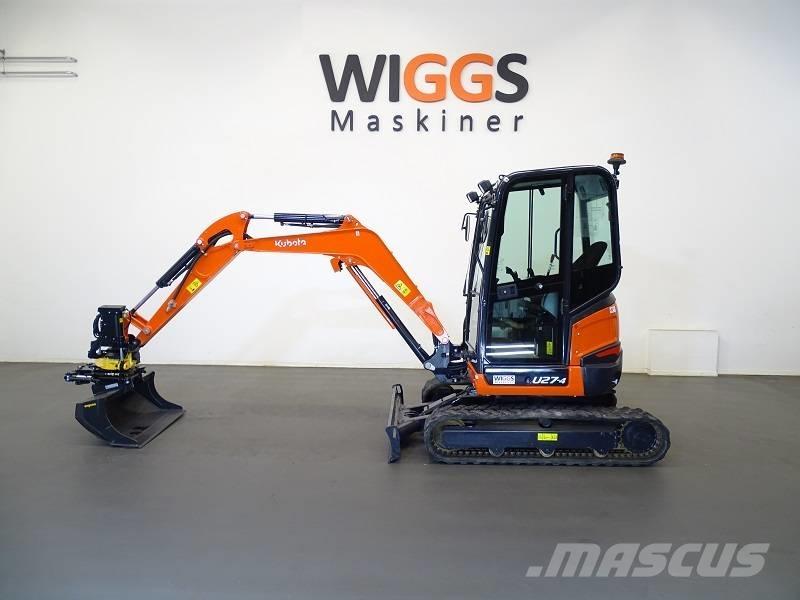 Kubota U 27-4 Mini rýpadla < 7t