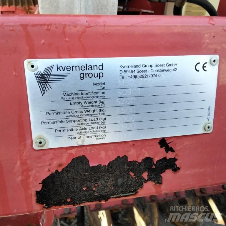 Kverneland MSC 400 Mechanické secí stroje
