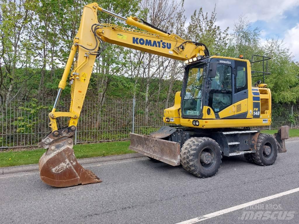 Komatsu PW148-11 Kolová rýpadla