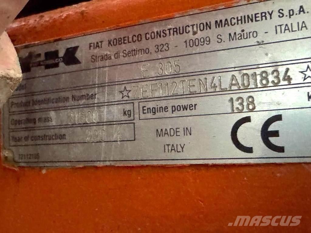 Fiat KOBELCO E305 Speciální bagry