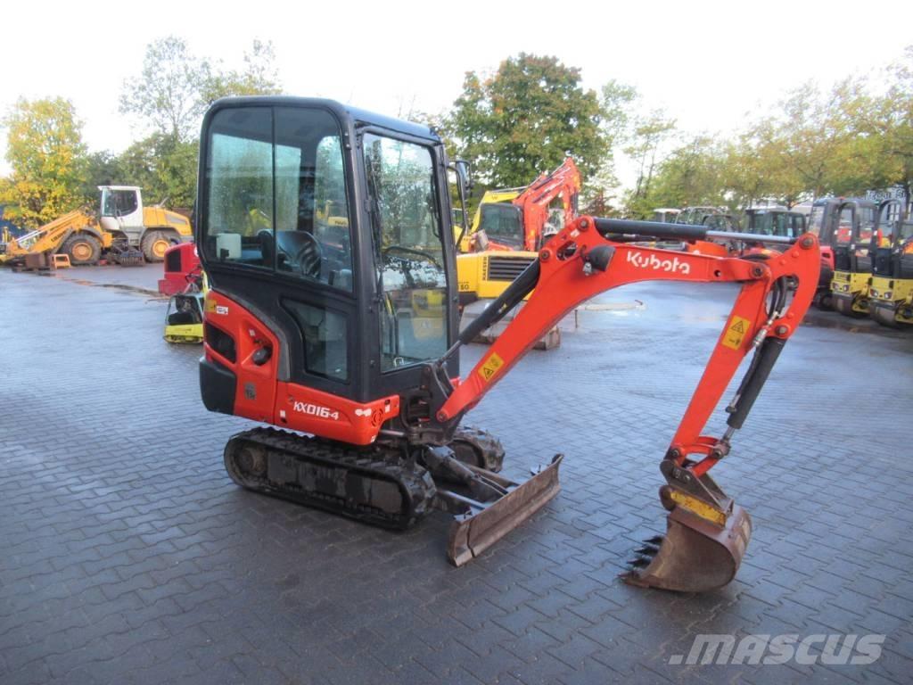 Kubota KX 016-4 Mini rýpadla < 7t