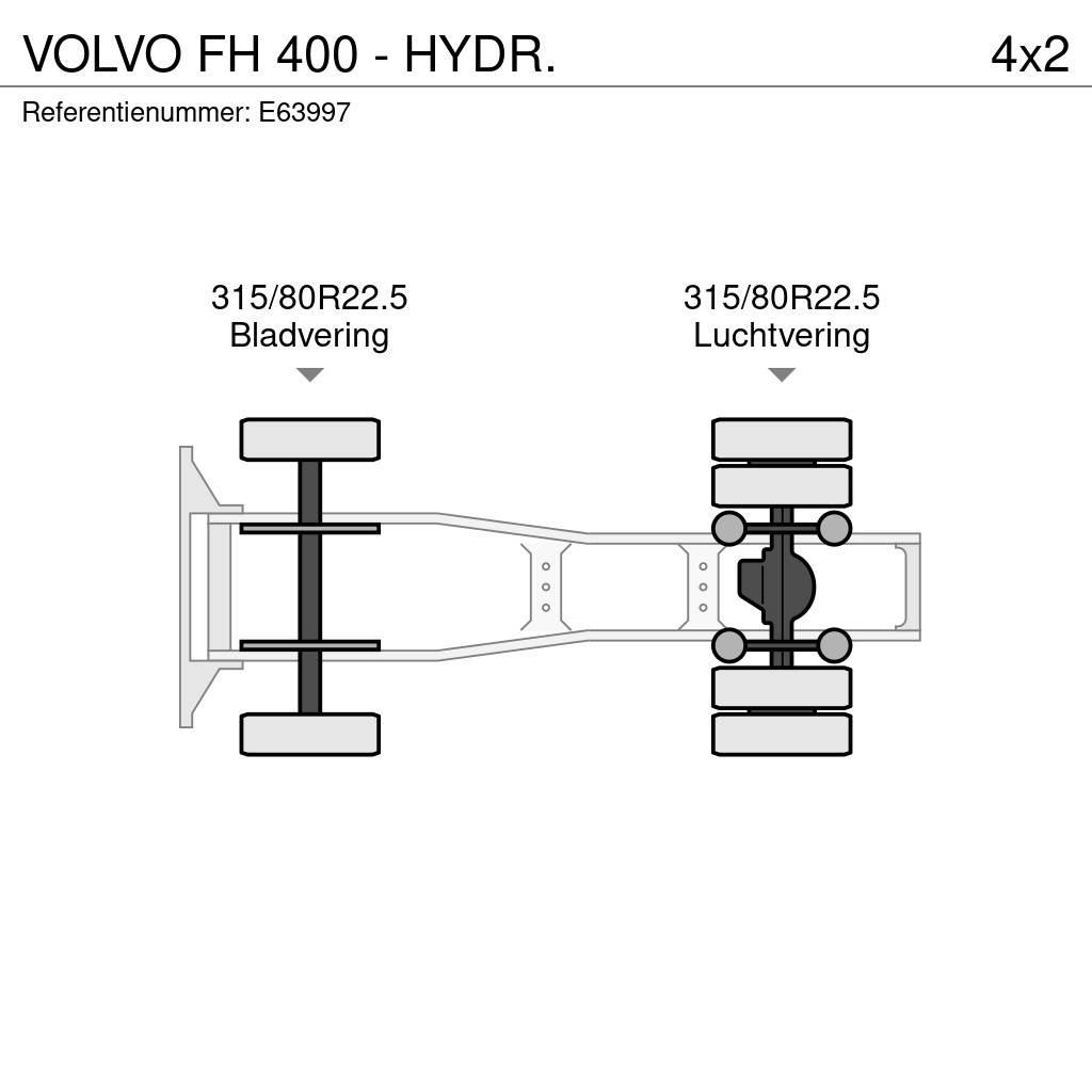 Volvo FH 400 - HYDR. Tahače