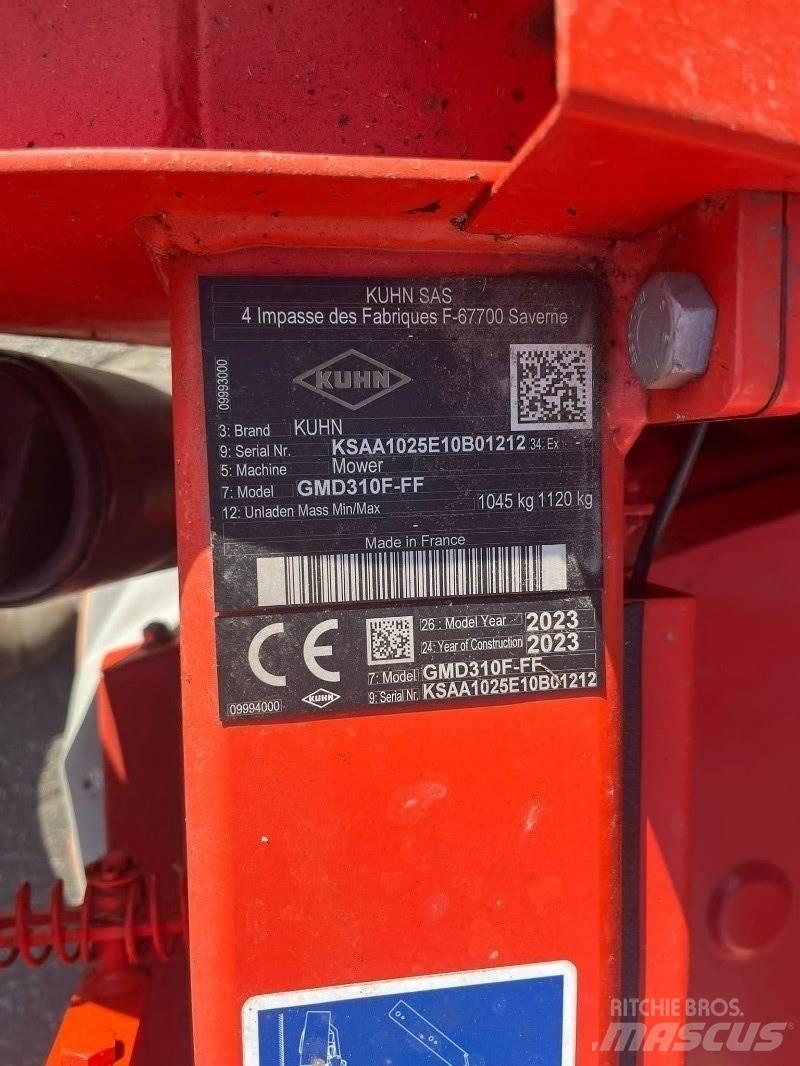 Kuhn GMD 310F Kondicionér žacího stroje