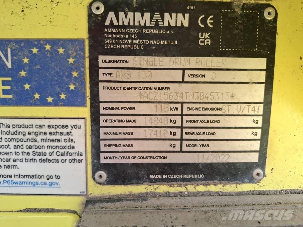Ammann ARS 150D Vibrační pěchy