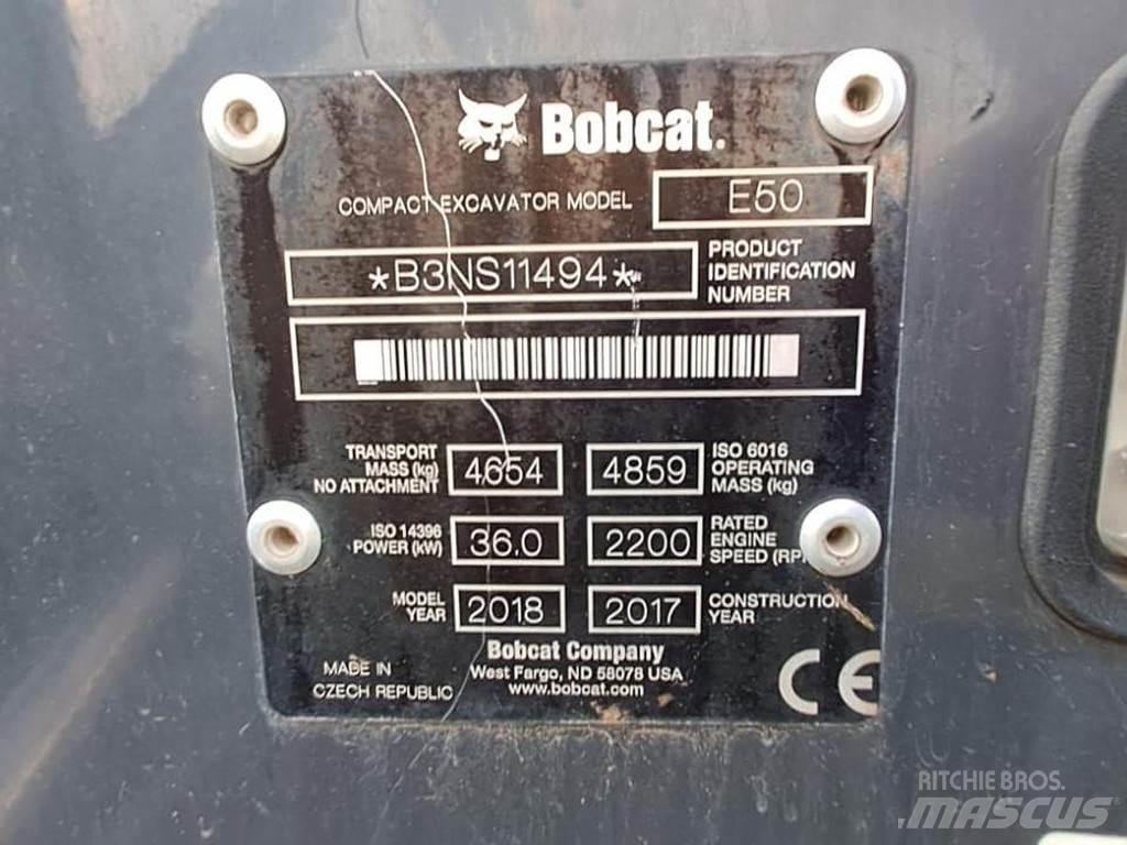 Bobcat E50 Mini rýpadla < 7t