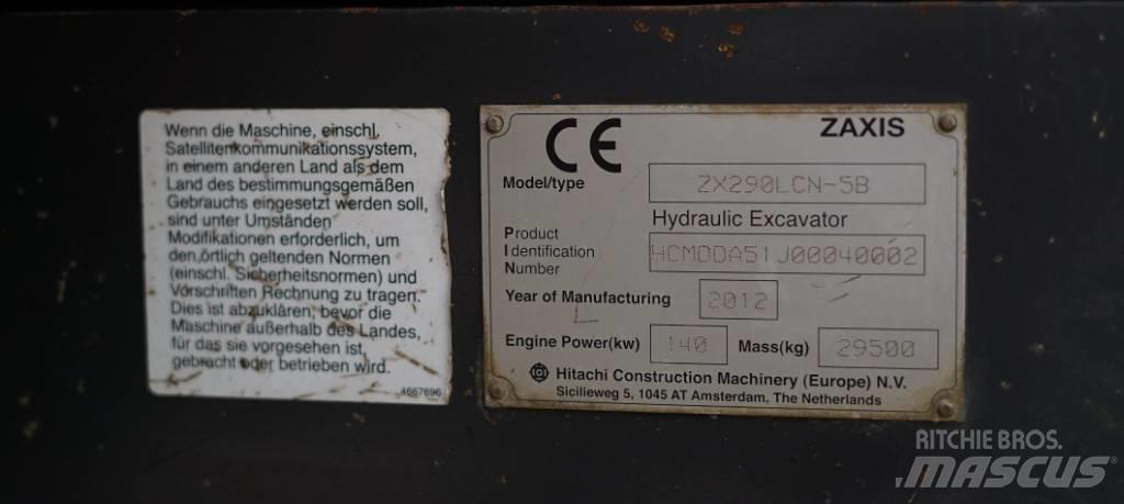 Hitachi ZX 290 Pásová rýpadla