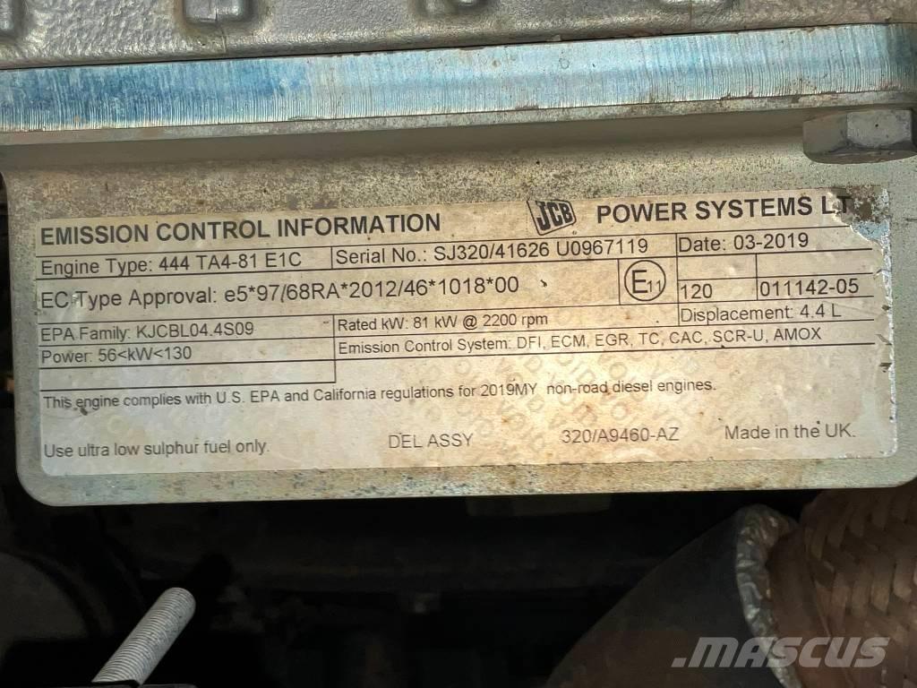 JCB JS 145 LC Pásová rýpadla