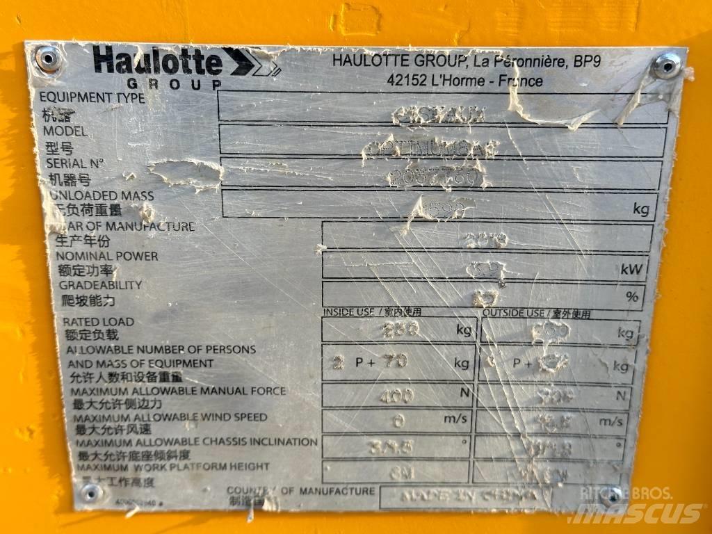 Haulotte OPTIMUM 8 Nůžková zvedací plošina