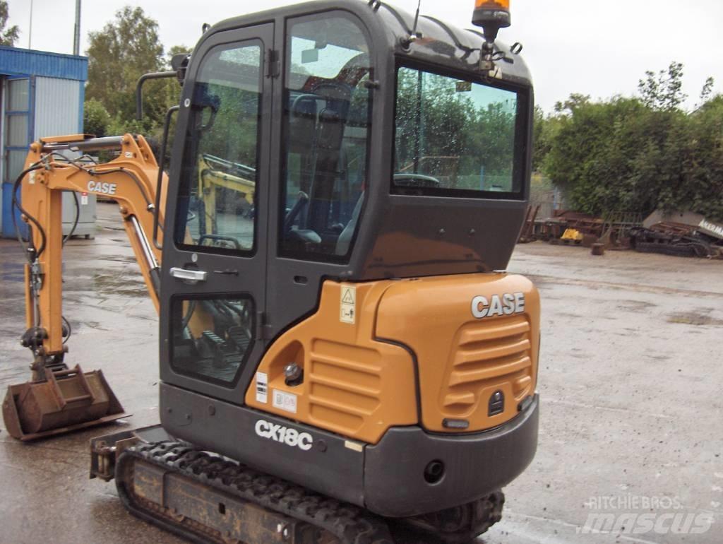 CASE CX 18 C Mini rýpadla < 7t