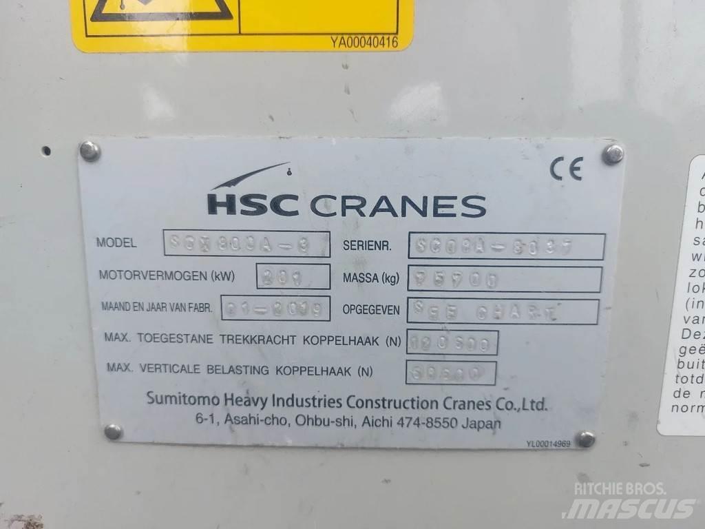 Hitachi SCX 800A-3 Jeřáby pro těžký terén