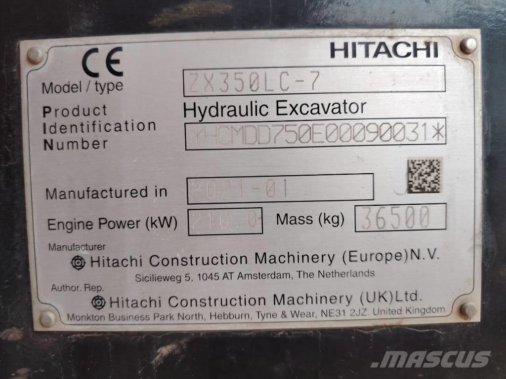 Hitachi 350LC Pásová rýpadla