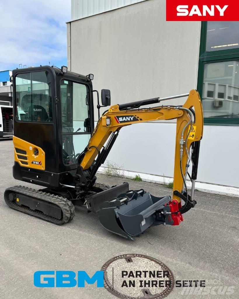 Sany SY 18 C Mini rýpadla < 7t