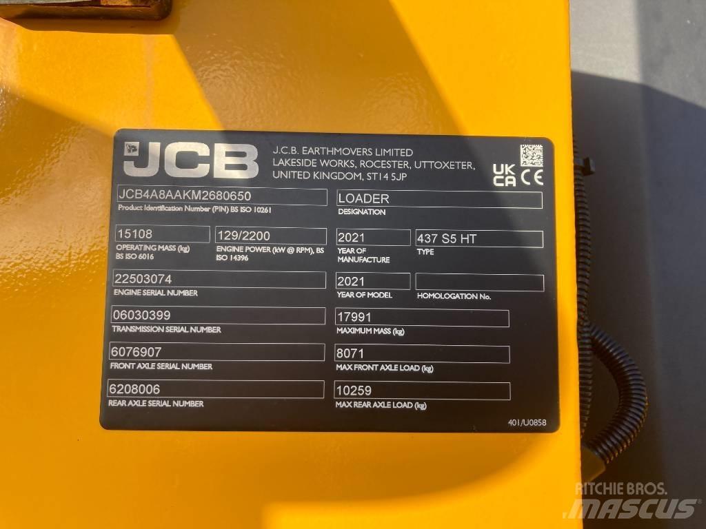 JCB 437 HT Kolové nakladače