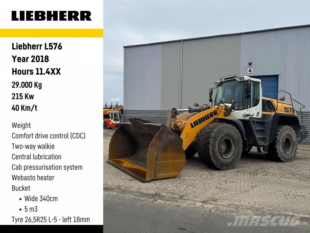 Liebherr L576 Kolové nakladače