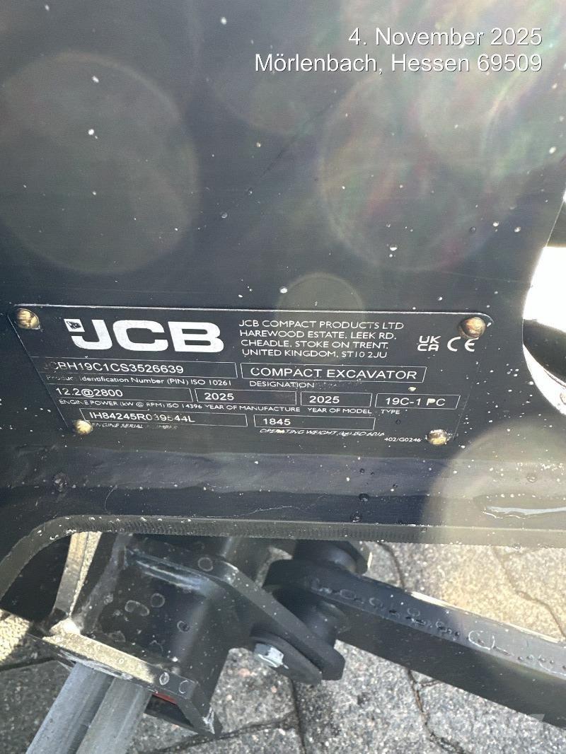 JCB 19C-1 Mini rýpadla < 7t