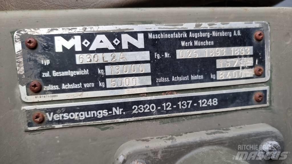 MAN 630 Skříňová nástavba