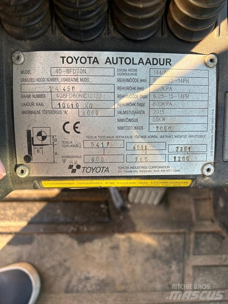 Toyota 40-8 FD 70 N Dieselové vozíky