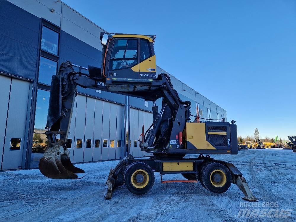 Volvo EW220E Kolová rýpadla