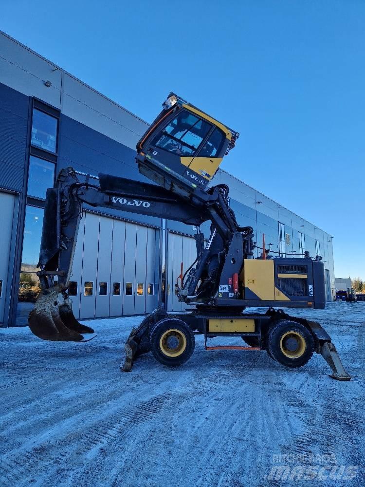 Volvo EW220E Kolová rýpadla
