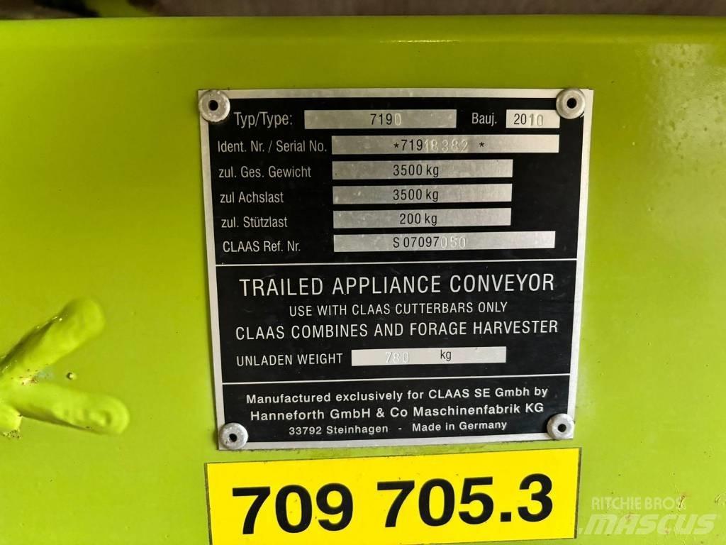 CLAAS CONVIO 930 Příslušenství a náhradní díly ke kombajnům