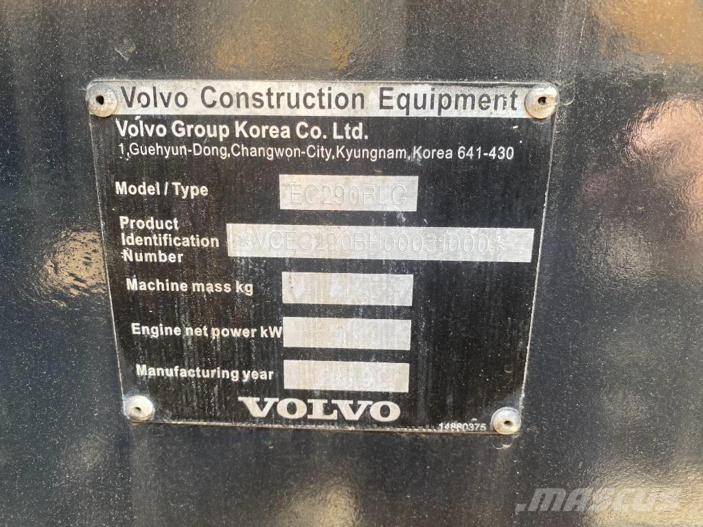 Volvo EC 290 B LC Pásová rýpadla