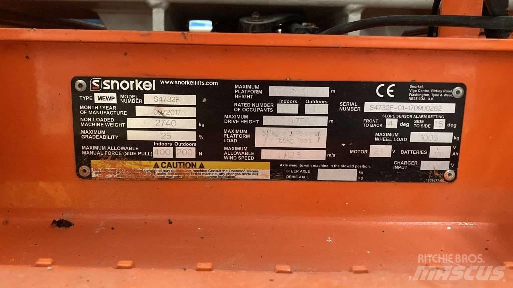 Snorkel S4732E Nůžková zvedací plošina
