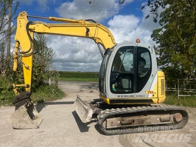 New Holland E 70 SR Midi rýpadla 7t - 12t