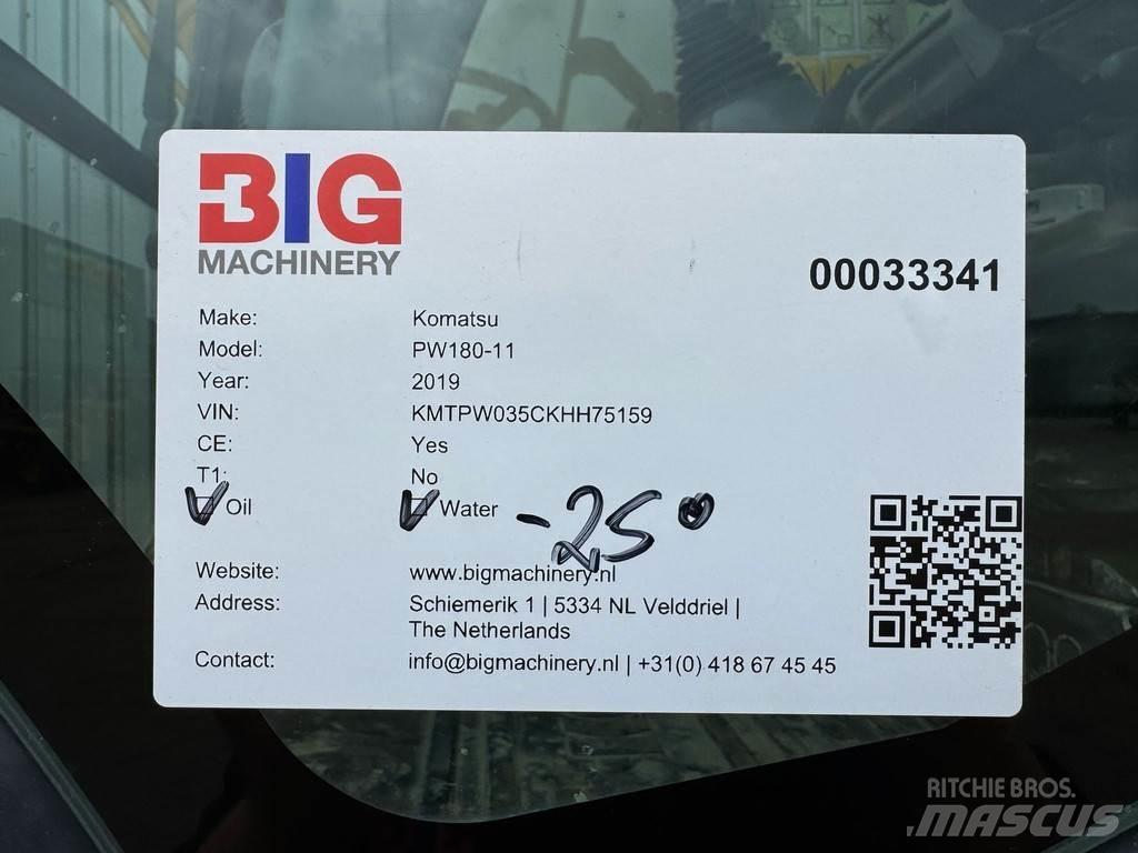 Komatsu PW180-11 Kolová rýpadla