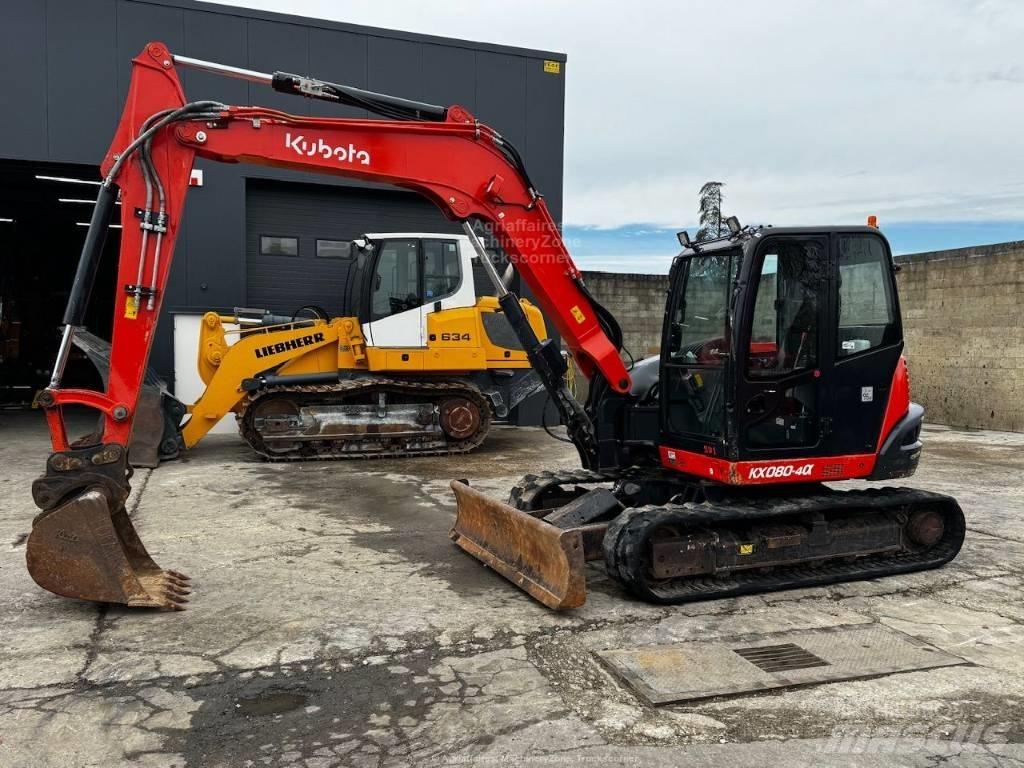 Kubota KX 080-4 Midi rýpadla 7t - 12t