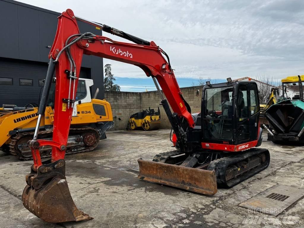 Kubota KX 080-4 Midi rýpadla 7t - 12t