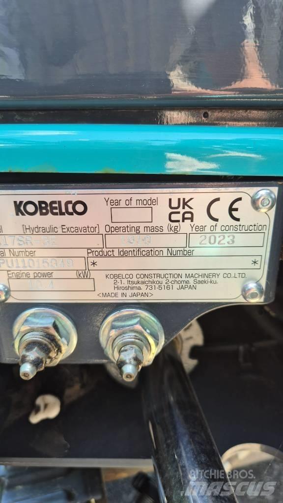 Kobelco SK 17 SR Mini rýpadla < 7t