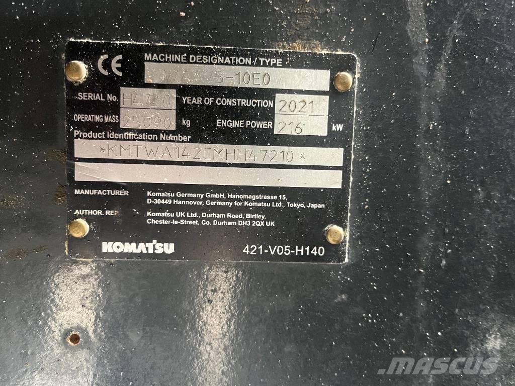 Komatsu WA475-10E0 Kolové nakladače