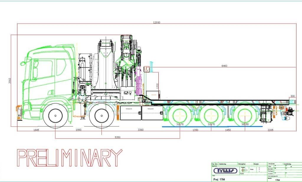 Scania R660 Autojeřáby, hydraulické ruky