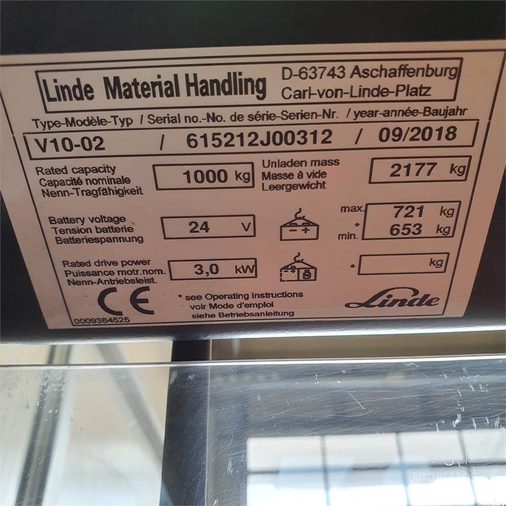 Linde V10 Střednězdvižný vozík
