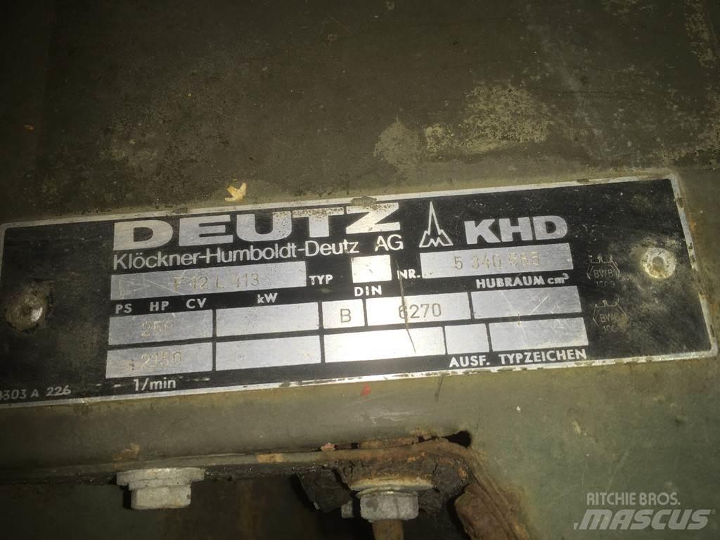 Deutz F12L413 USED Stavebnictví - ostatní