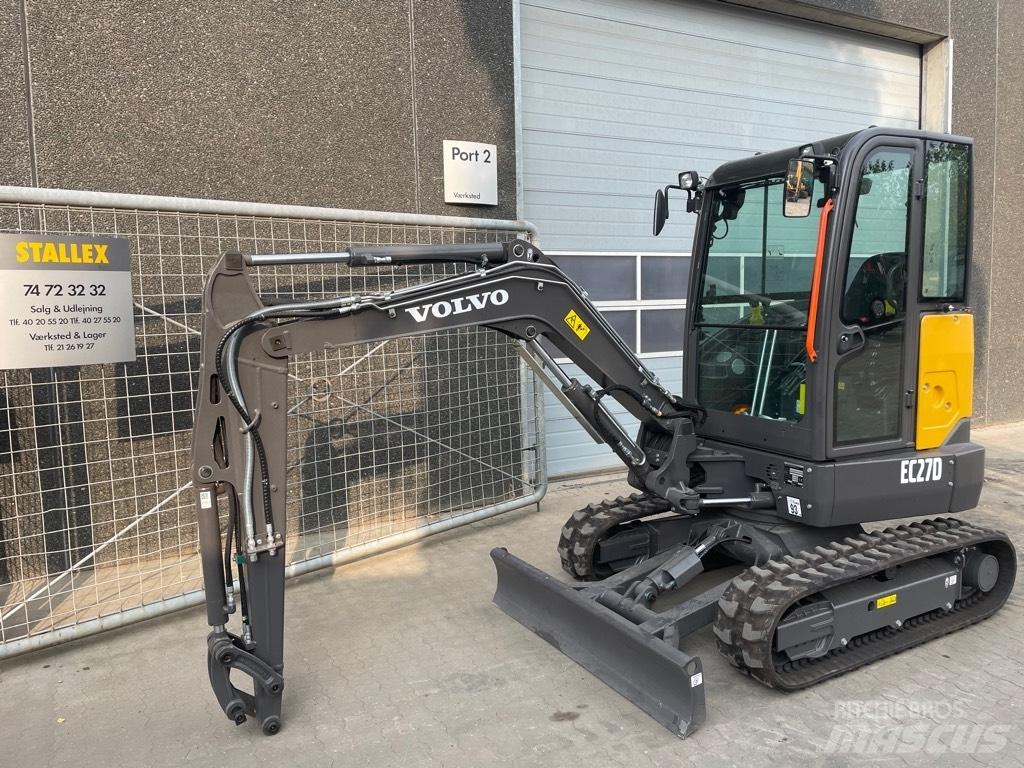 Volvo EC27D Mini rýpadla < 7t