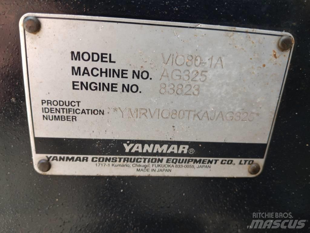 Yanmar ViO80-1a Pásová rýpadla