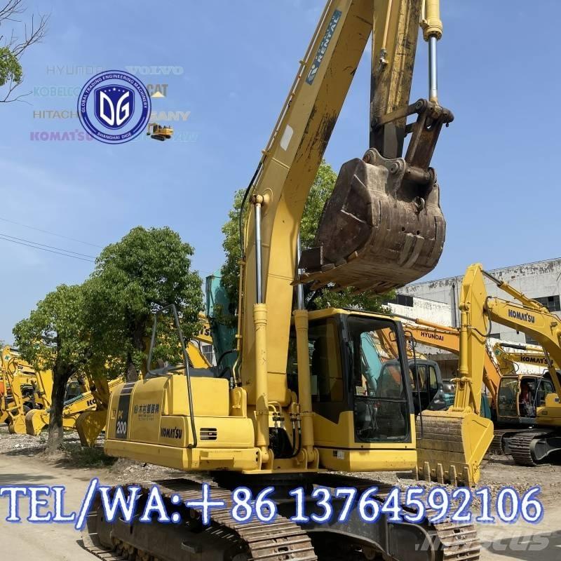 Komatsu PC 200-7 Pásová rýpadla