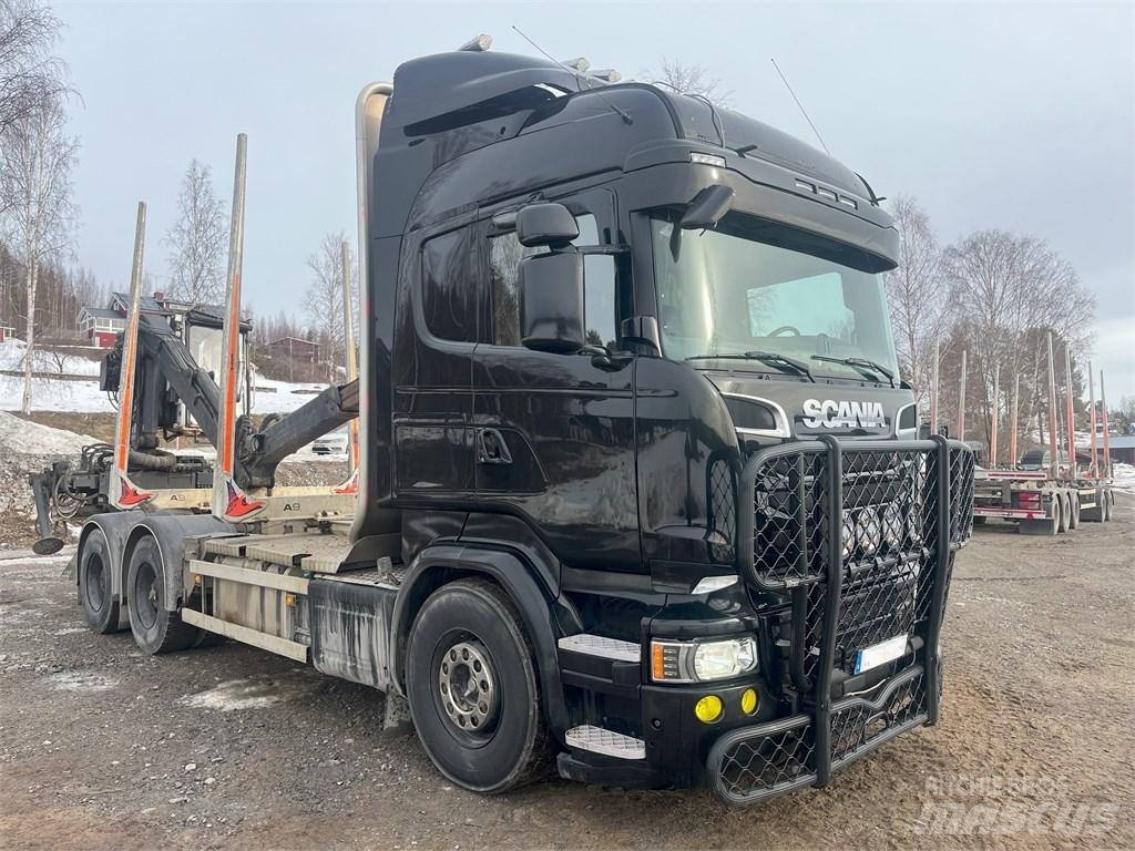 Scania R 580 Vozy na přepravu kmenů