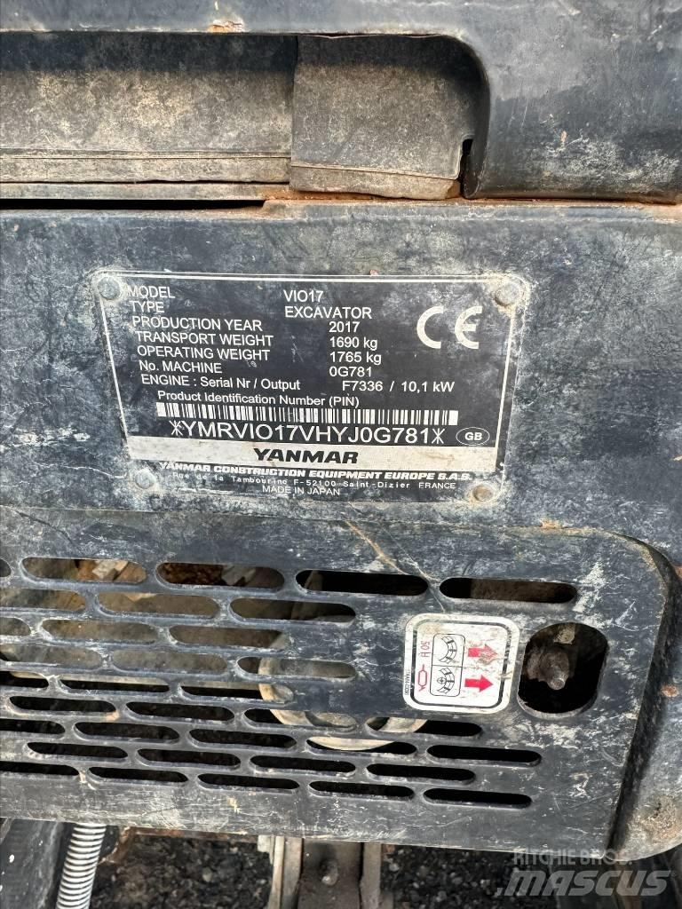 Yanmar Vio 17 Mini rýpadla < 7t