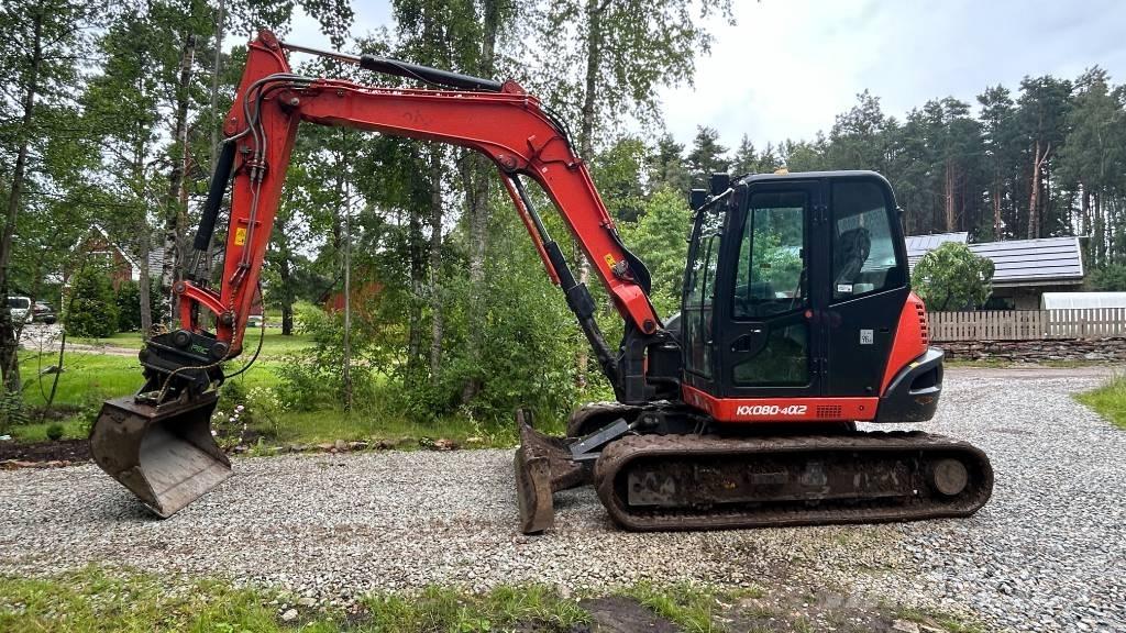 Kubota KX 080-4 CX Midi rýpadla 7t - 12t