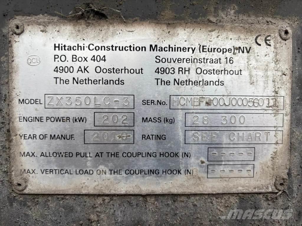 Hitachi ZX350LC-3 Pásová rýpadla
