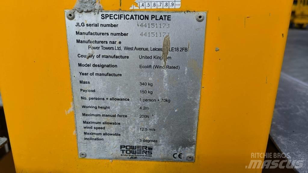JLG Ecolift Personální sloupcové plošiny