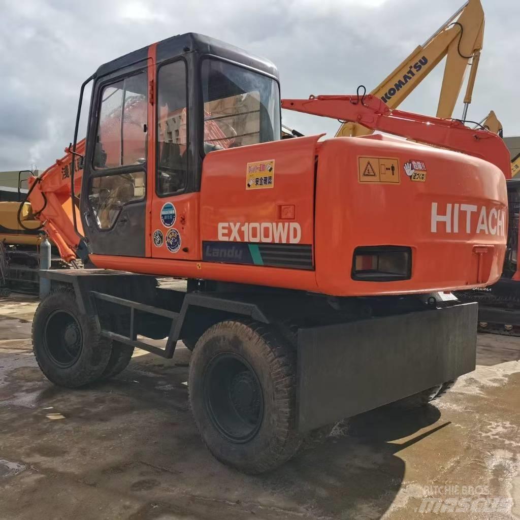 Hitachi EX 100 W D Kolová rýpadla