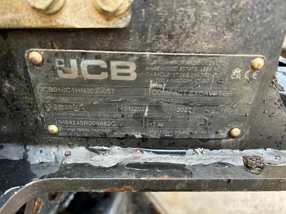 JCB 16C-1 Mini rýpadla < 7t