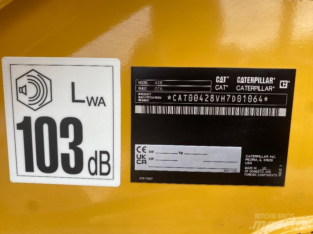 CAT 428 Rýpadlo-nakladače