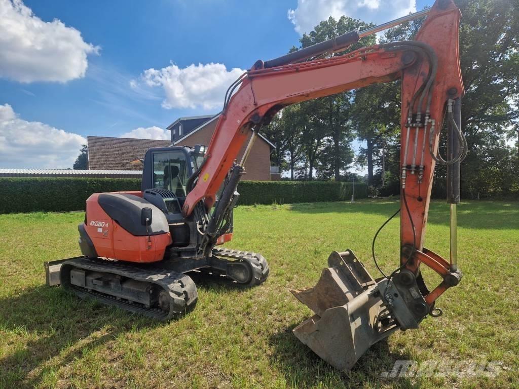 Kubota KX 080-4 Midi rýpadla 7t - 12t