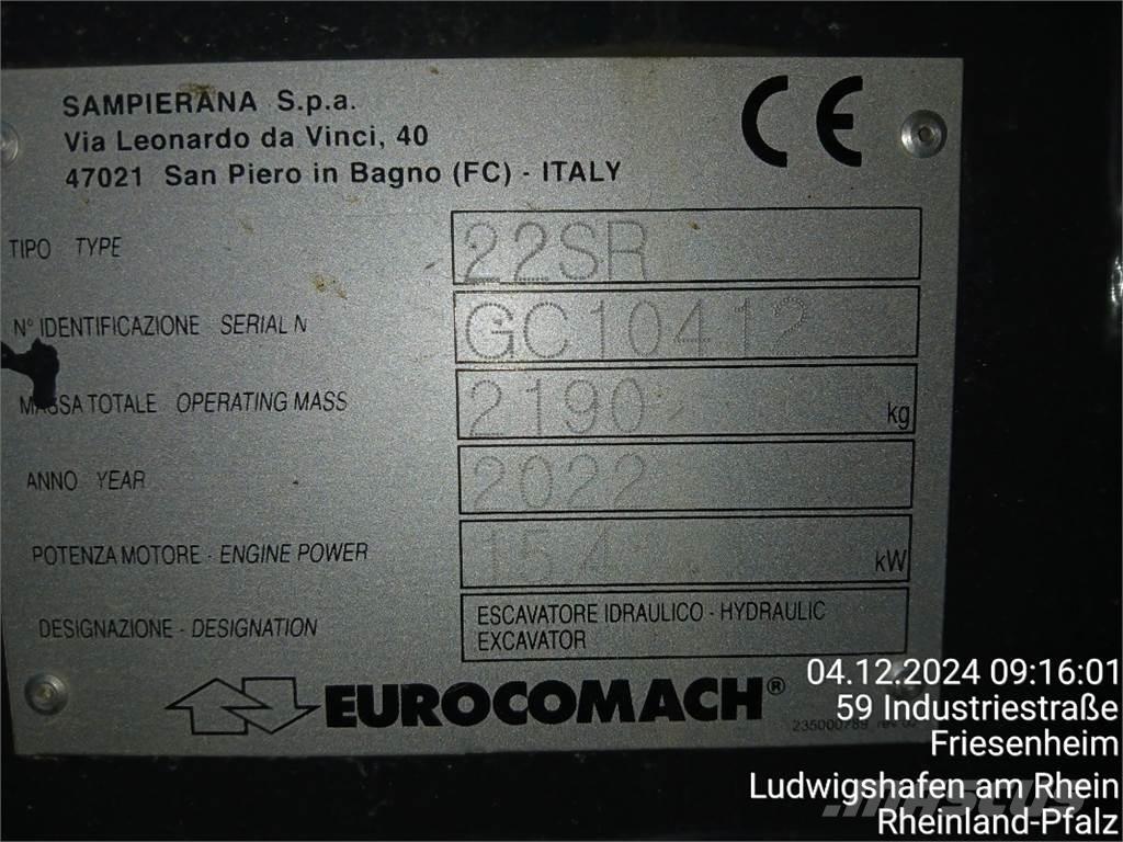 Eurocomach 22SR Mini rýpadla < 7t