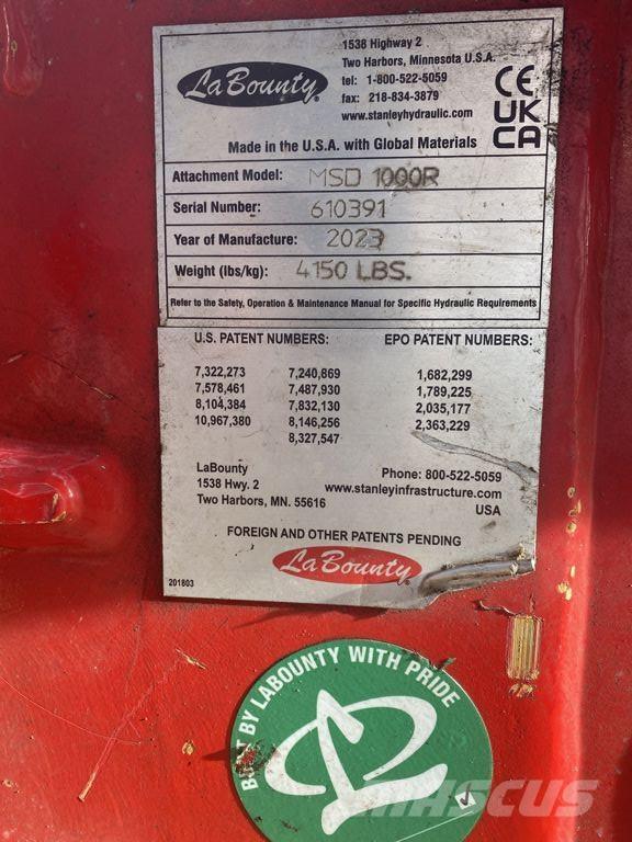 Labounty MSD1000R Frézy, nůžky